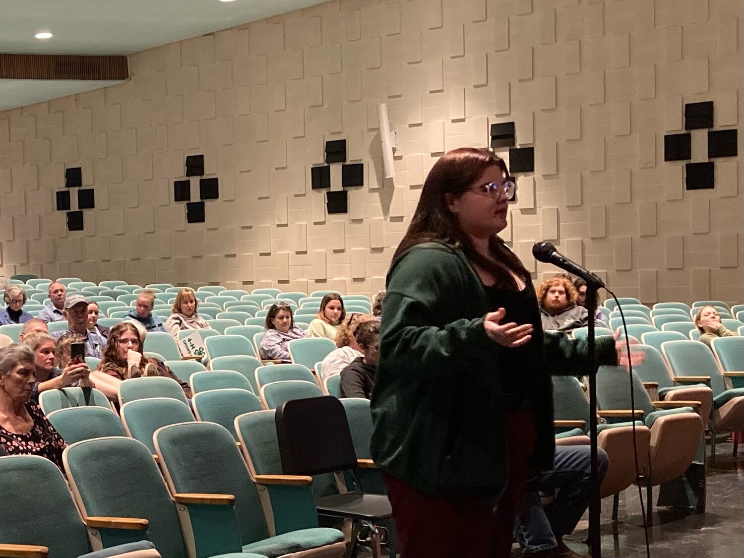 Maddie McLaughlin, former Camp Shankitunk camper and camp counselor, emphasized the amount of work Emily Roach and Corrine Tompkins did for 4-H and how their absence will affect the programs.